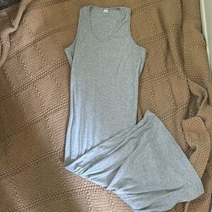 Westloop Women’s Heather Gray Sleeveless Maxi Dress